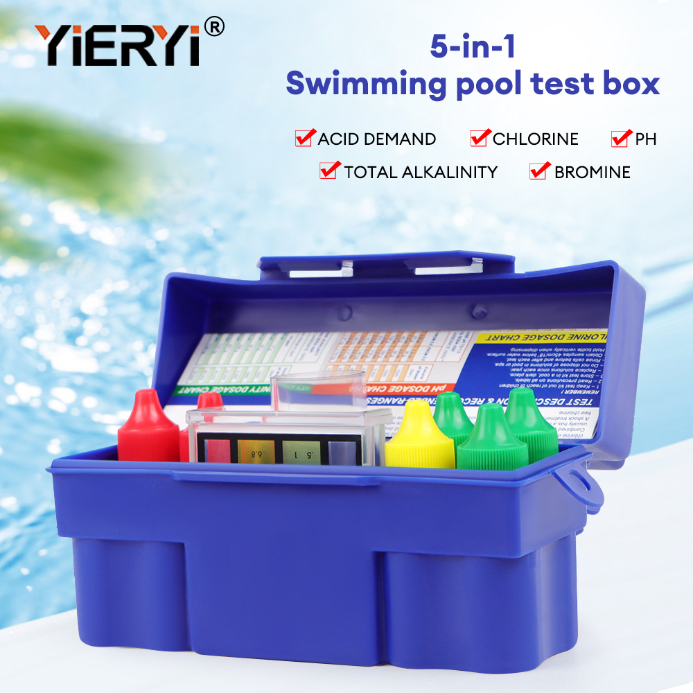 Marine Aquarium Water Test Kit - Yieryi Kit uji 5 arah untuk