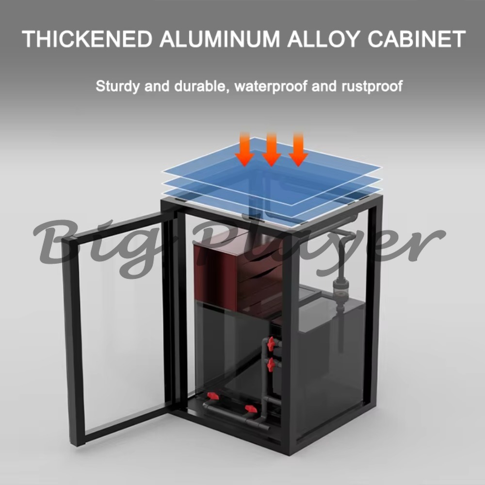 Aquarium Marine Salt - Akuarium Mini Kaca Air Asin untuk