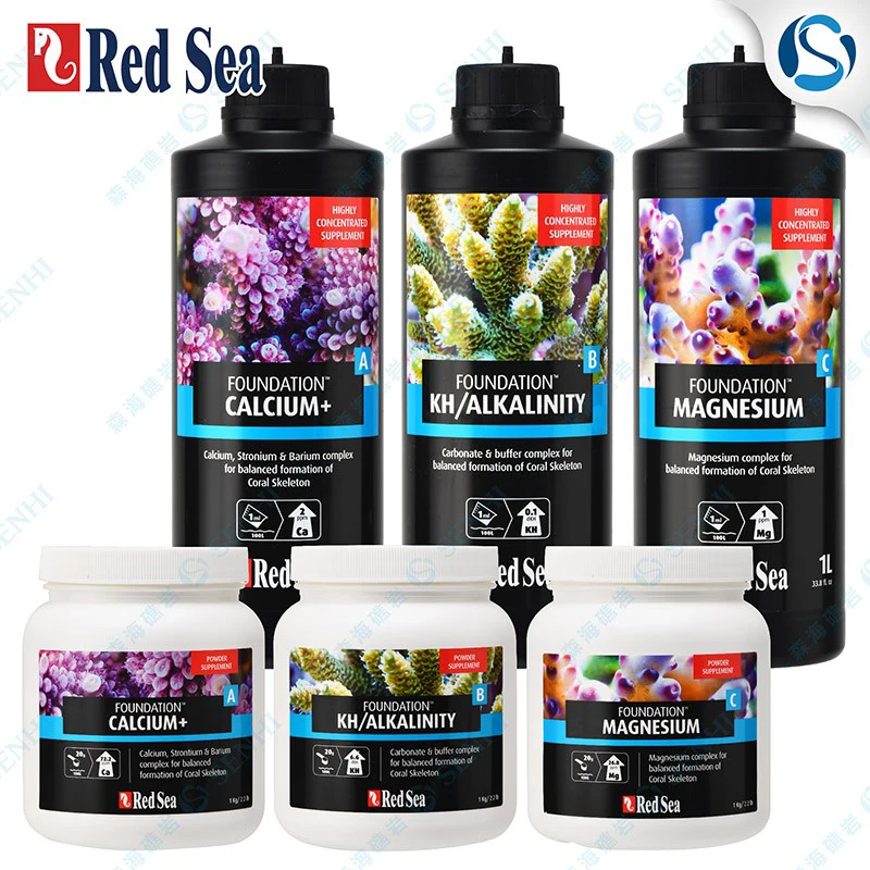 Marine Aquarium Water Test Kit - Suplemen ABC Red Sea Foundation Kalsium