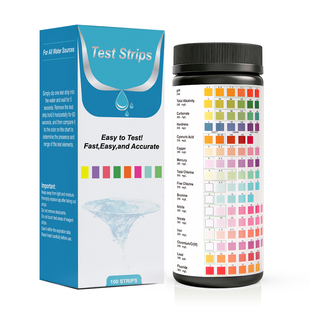 Marine Aquarium Water Test Kit - Yieryi 16 In 1 Strip Tes
