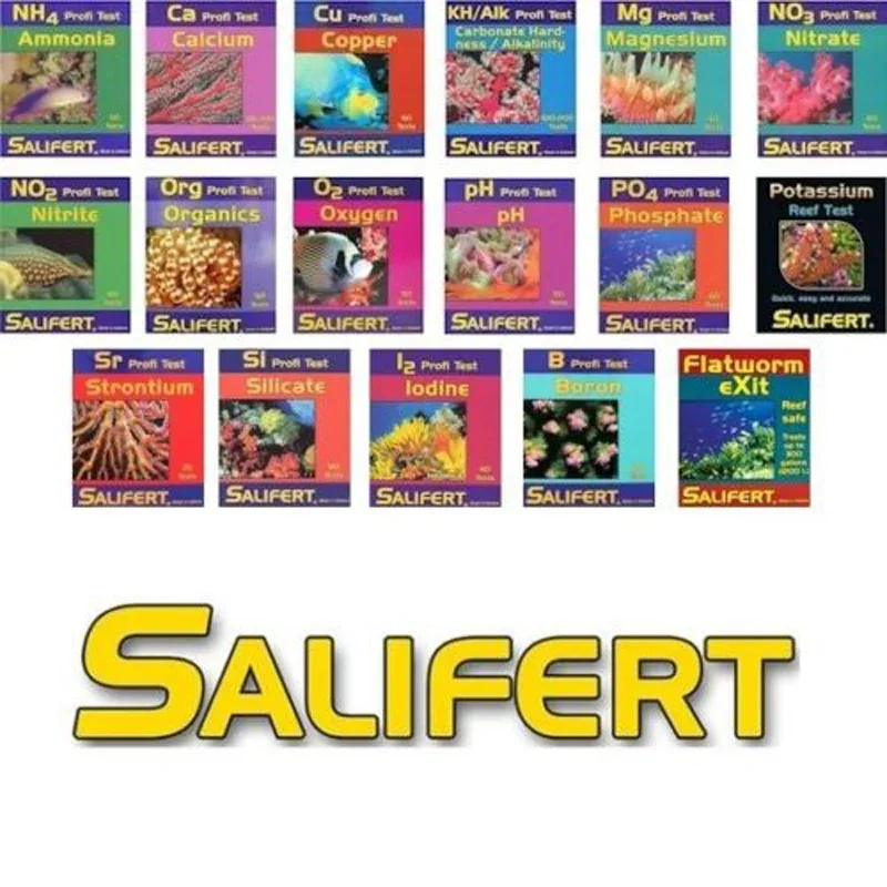 Marine Aquarium Water Test Kit - Kit Uji Salifert Ca Kalsium Cu