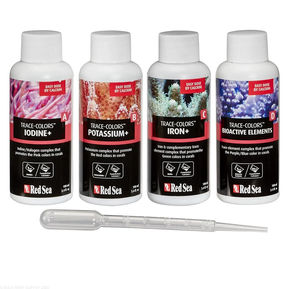 Marine Aquarium Water Test Kit - Elemen jejak warna RedSea suplemen LPS