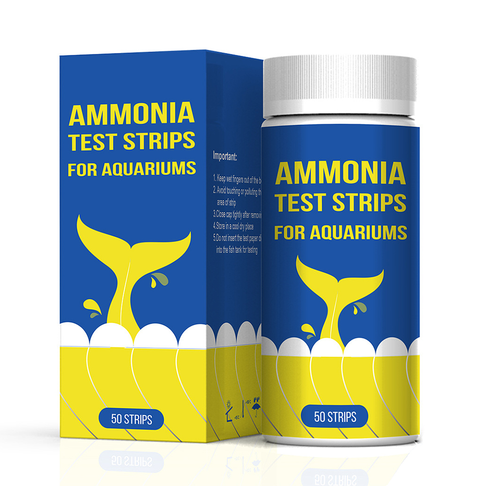 Marine Aquarium Water Test Kit - 50 buah strip uji kualitas air