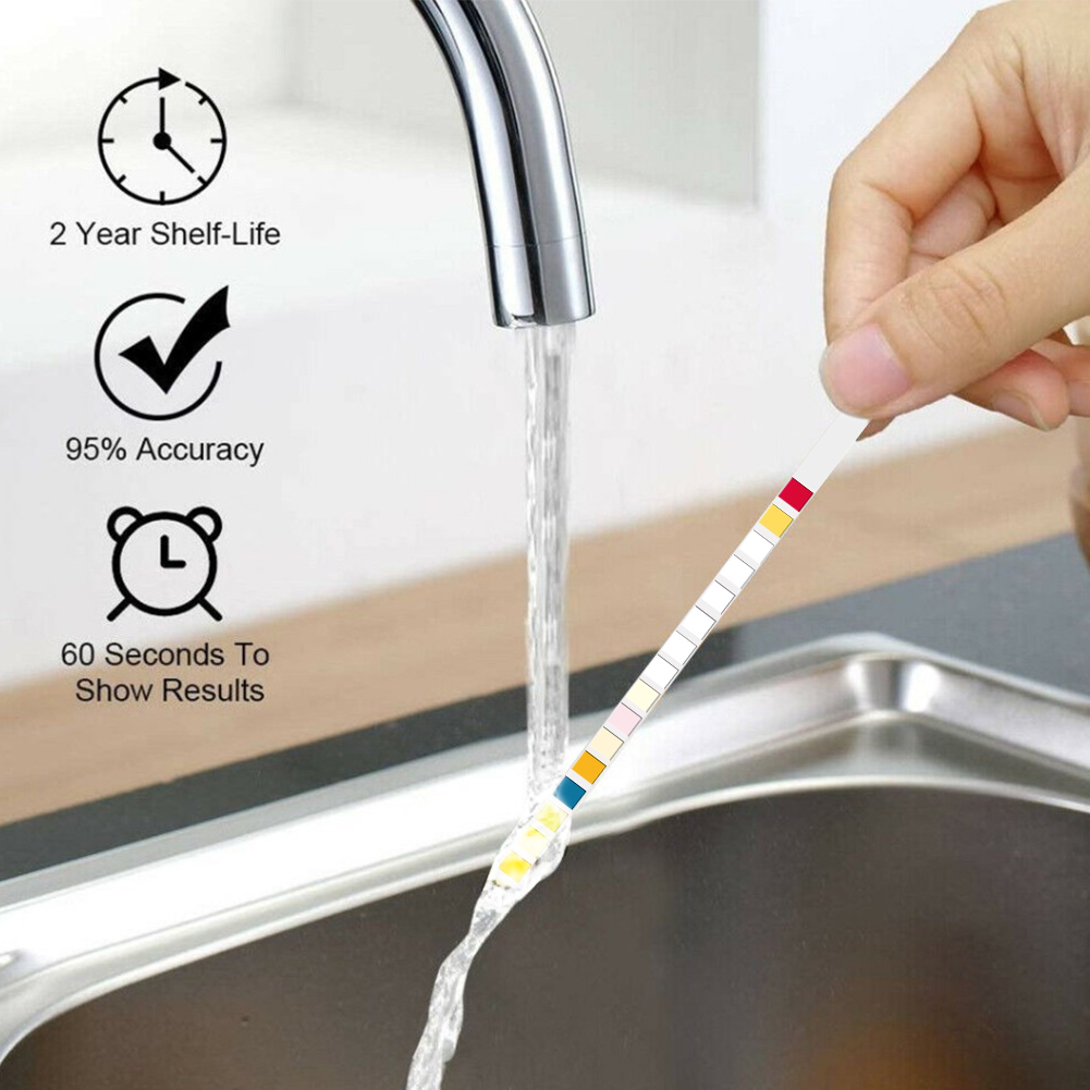 Yieryi 16 In 1 Strip Tes Air 1 - Marine Aquarium Water Test Kit ulasan dan harga