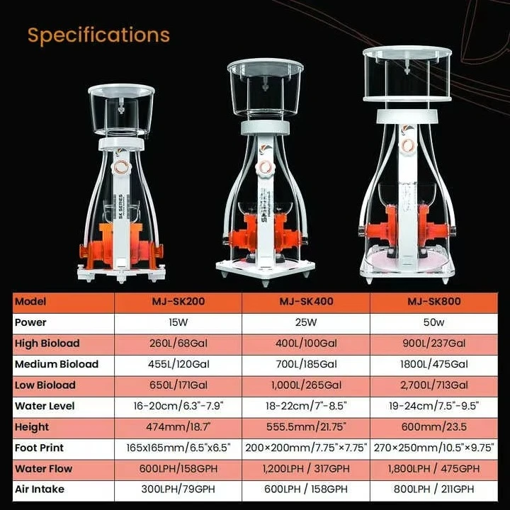 Protein Skimmer Marine Coral S - Aquarium Marine Salt ulasan dan harga