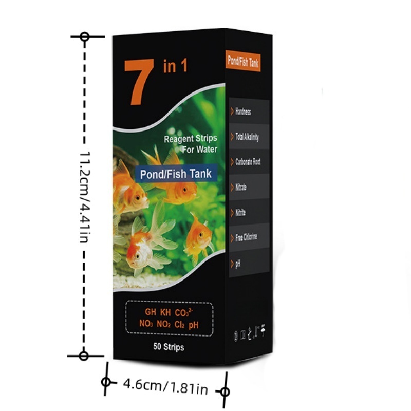 Kit Strip Tes pH Air Tawar Aku - Marine Aquarium Water Test Kit ulasan dan harga
