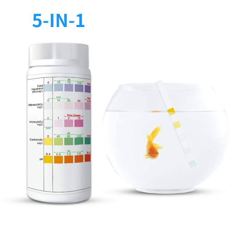 7-IN-1 100Strip Tes Akuarium K - Marine Aquarium Water Test Kit ulasan dan harga