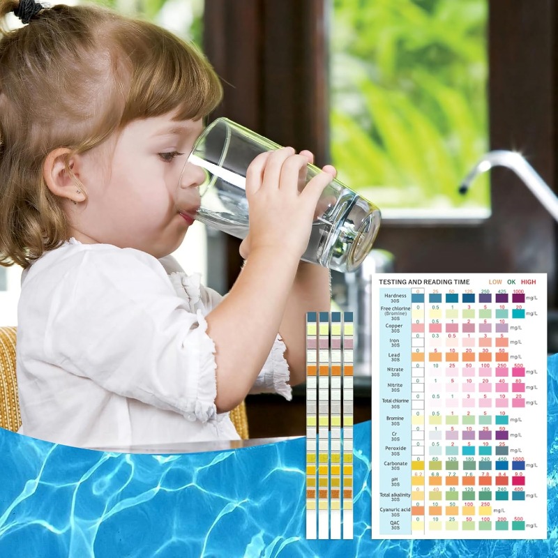 Strip Tes Akuarium Kit Tes Kua - Marine Aquarium Water Test Kit ulasan dan harga
