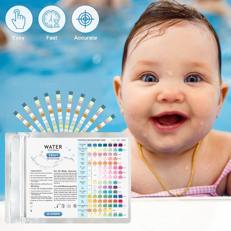 Strip Tes Akuarium Kit Tes Kua - Marine Aquarium Water Test Kit ulasan dan harga