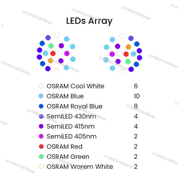 Lampu Akuarium LED Spektrum Pe - Aquarium Marine Salt ulasan dan harga