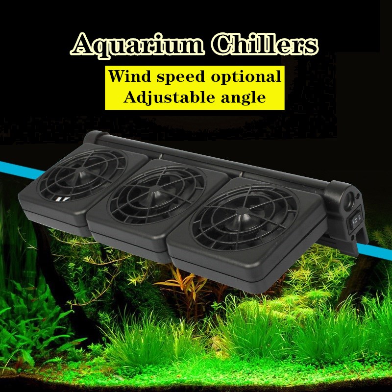 1/2/3/4 Kipas Akuarium Pending - Marine Aquarium Chiller ulasan dan harga