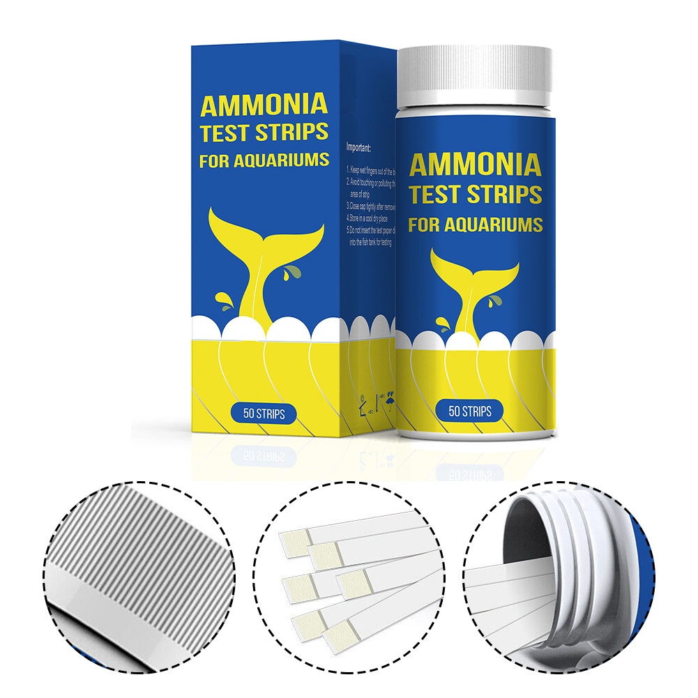50 buah strip uji kualitas air - Marine Aquarium Water Test Kit ulasan dan harga